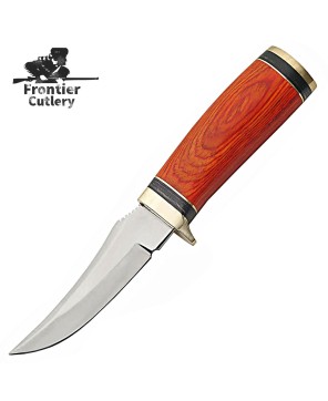 Roundwood Handle Skinning Knife