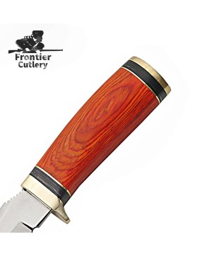 Roundwood Handle Skinning Knife