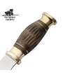 Handmade Hunting Knife Brown Bone