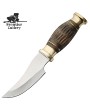 Handmade Hunting Knife Brown Bone