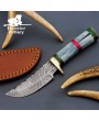 Damascus Steel Hunting Skinner Knife