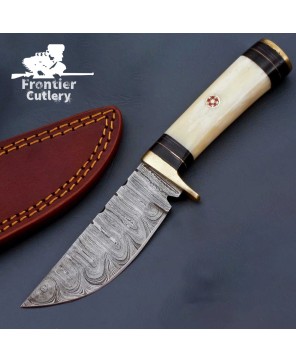 Camel Bone Handle Hunting Knife