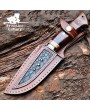 Premium Damascus Steel Hunting Knife - Handcrafted