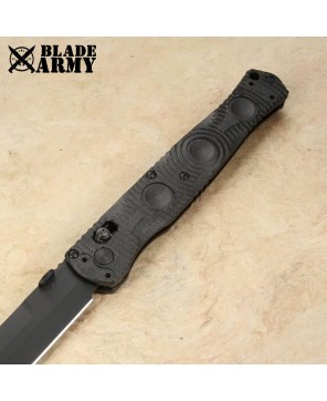 Elite Black Blade Dagger Folding Knife - Tactical Superiority