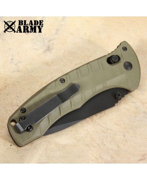 Black Blade Tactical Folding Knife - Versatile Axis Lock Design