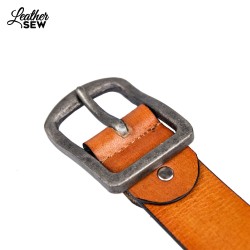 Tan Leather Belt - Timeless Style for Men