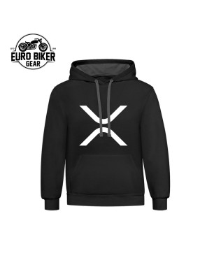 Ripple Unisex Biker Hoodie - Style & Comfort Blend