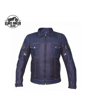 Denim Biker Jacket - Safety & Style