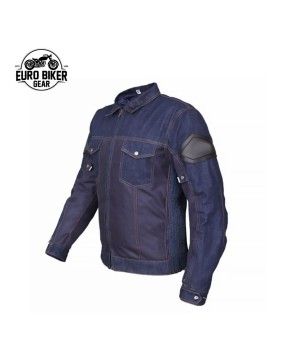 Denim Biker Jacket - Safety & Style