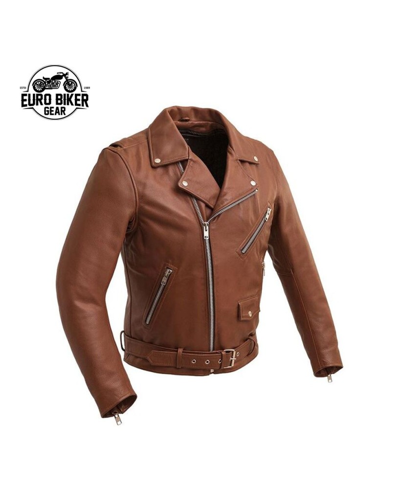 Men’s cowhide Leather Jacket by Euro Biker Gear