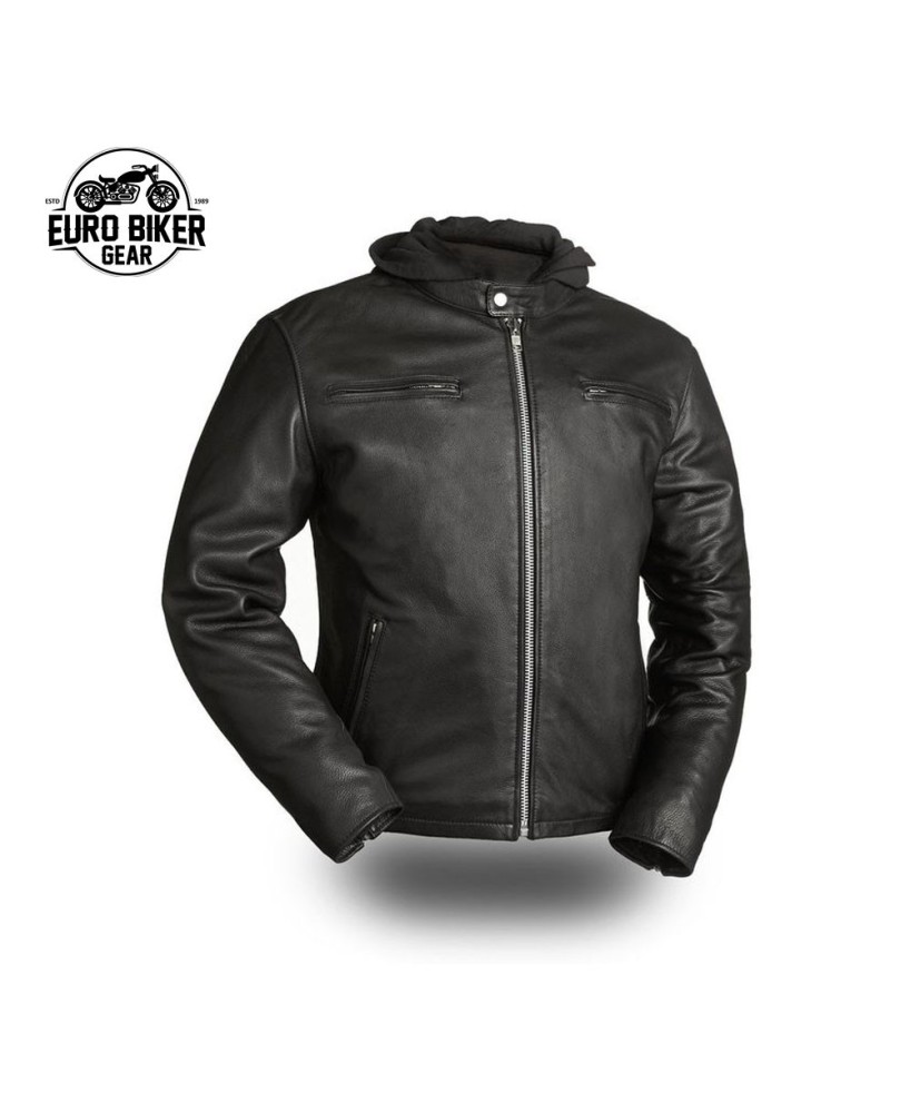 Street Cruiser Leather Biker Jacket