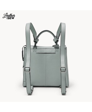 Chic Blue Mini Backpack for On-the-Go Style