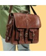 The Retro Leather Laptop Backpack - Timeless Elegance