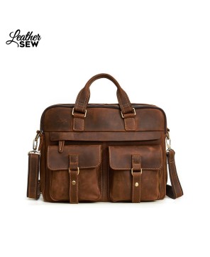 The European Leather Briefcase