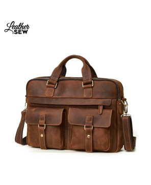 The European Leather Briefcase