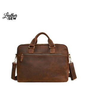 The European Leather Briefcase