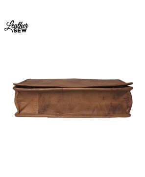 Premium Leather Laptop Bag - Stylish & Functional