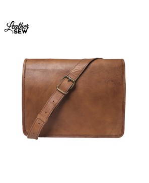 Premium Leather Laptop Bag - Stylish & Functional