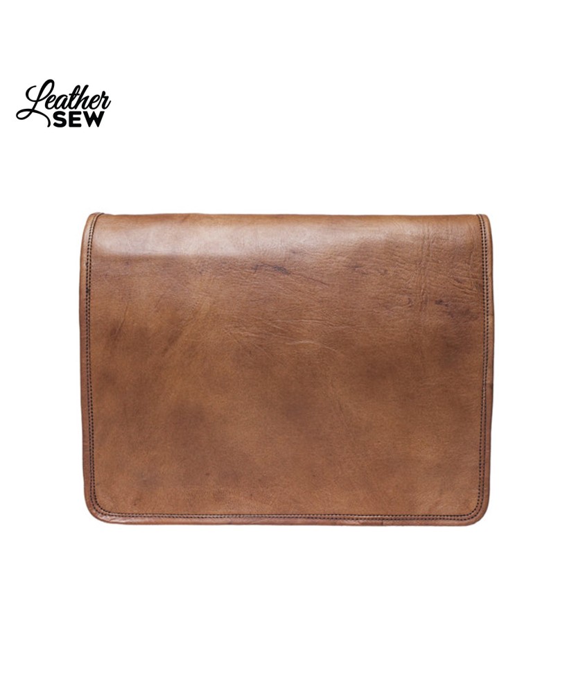 Premium Leather Laptop Bag - Stylish & Functional