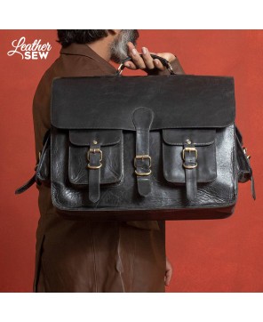 Premium Leather Laptop Bag