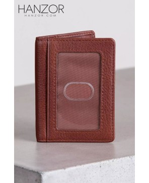 Premium Men’s Double ID Leather Card Case Wallet