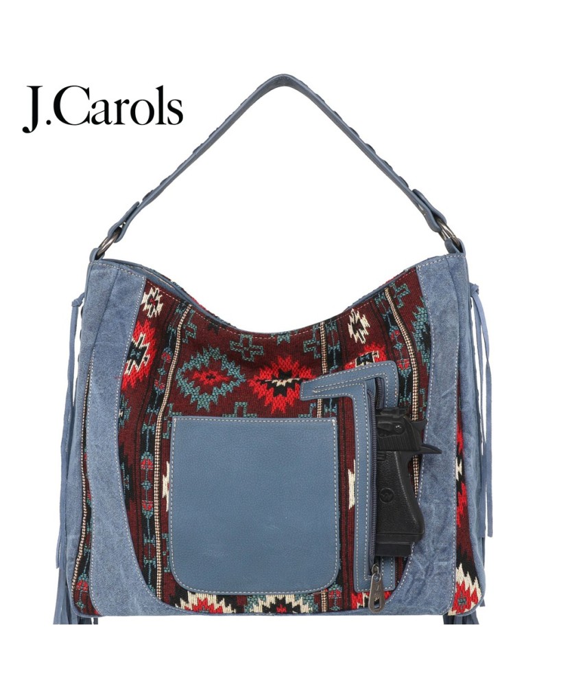 Aztec Tapestry Concealed Carry Hobo Bag