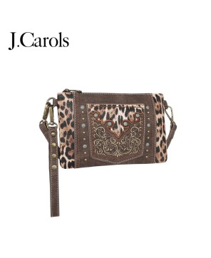 Embroidered Collection Clutch/Crossbody Bag