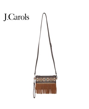 Aztec Fringe Collection Crossbody/Wristlet