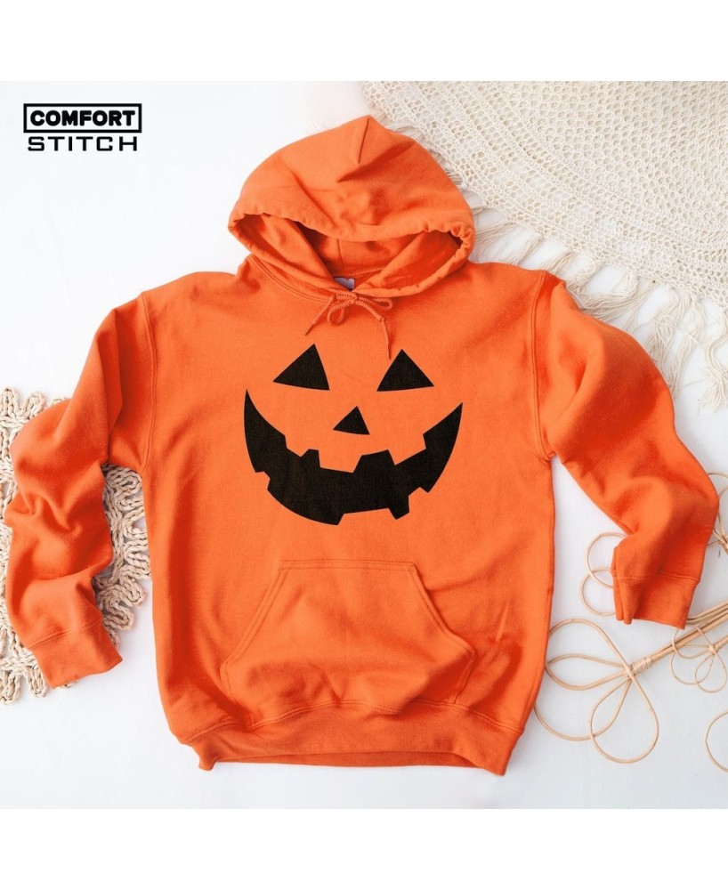 Pumpkin Face Halloween Hoodie