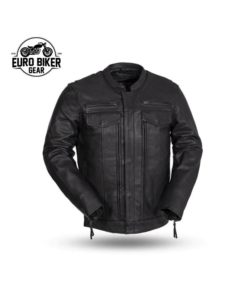 Men's Biker Leather Jacket