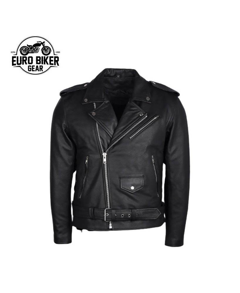 Embossed Leather Jacket