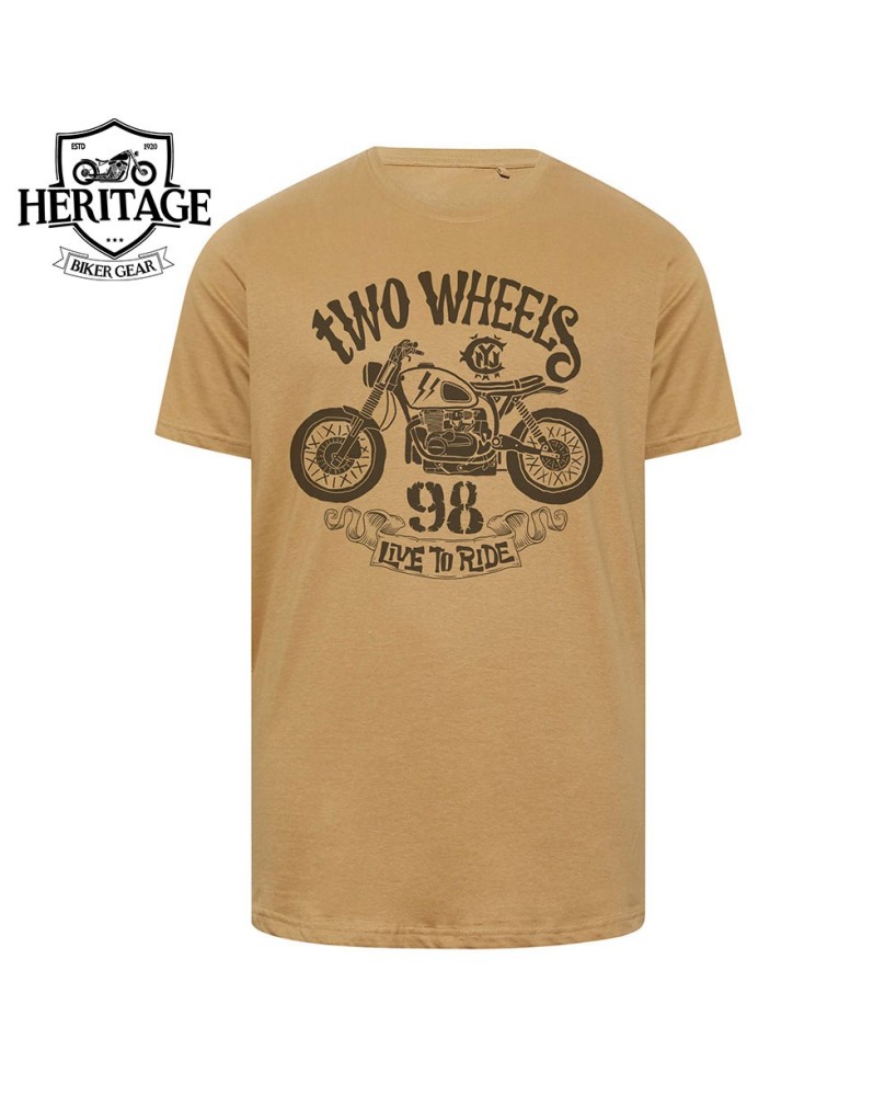 Heritage Biker Gear Graphic Print T-Shirt