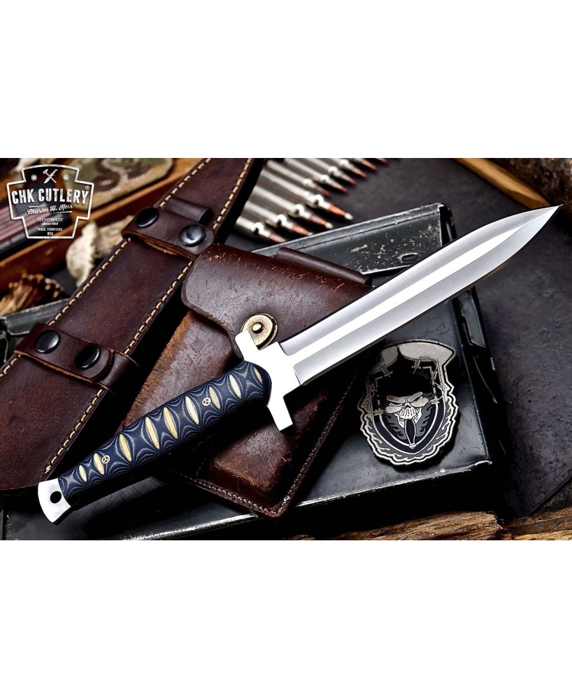Handmade AUS-10 Dagger Knife