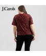 Glamorous Sequin Layer Short Sleeve Top