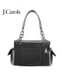 Aztec Design Studs and Rivets Handbag with Concealed Gun Pocket