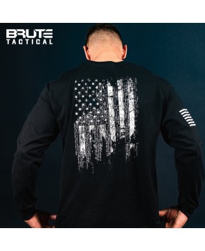 Men's 1776 Flag Long Sleeve Tee