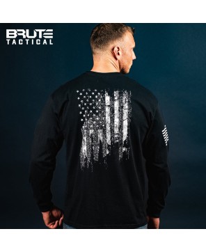 Men's 1776 Flag Long Sleeve Tee