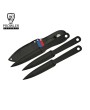 3 Piece Throwing Knife Set Sleek & Durable