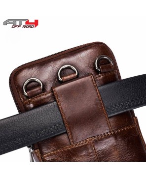 AT4 Men's Waist Pack Phone Pouch Bag