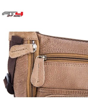 AT4 Leather Men's Travel Waist Chest Bag