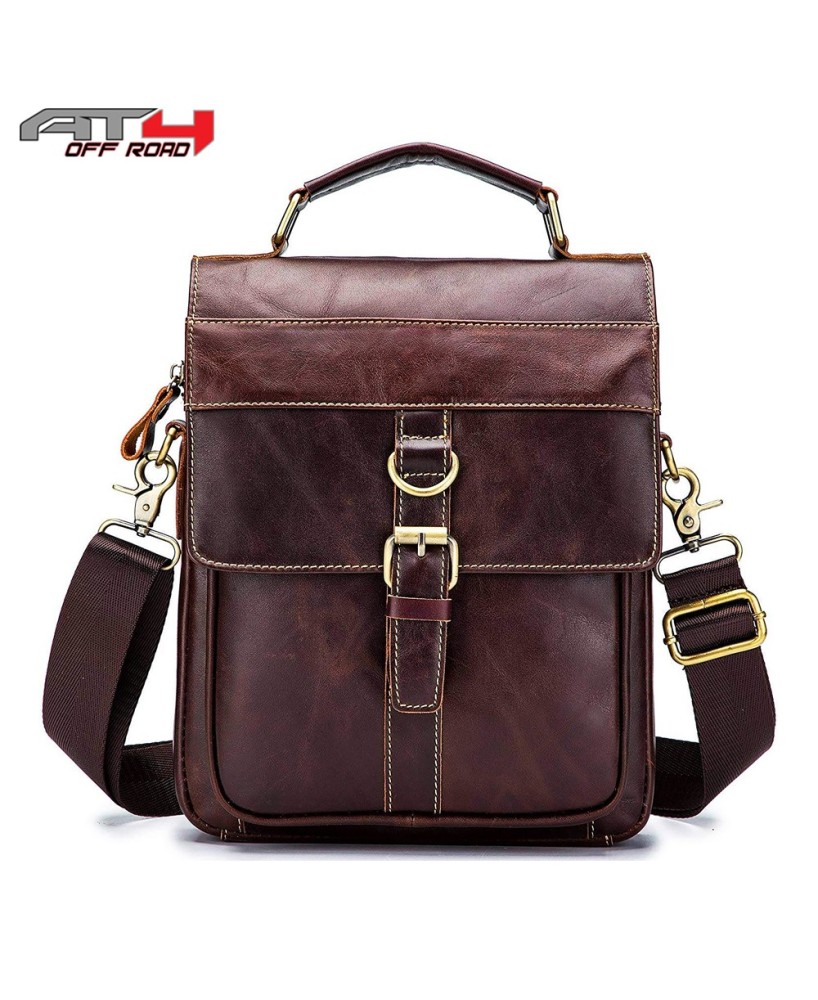 AT4 Premium Leather Classic Men's Handbag