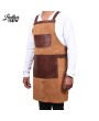 Tawny Brown Suede Apron