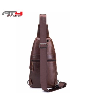 AT4 Genuine Leather Men's Cross Body Shoulder Bag