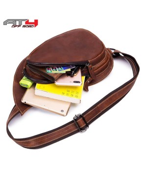 Small Retro Leather Sling Bag