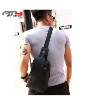 Men's Genuine Leather Sling Bag