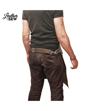 Full-Grain Leather Work Apron - Premium Protection & Style