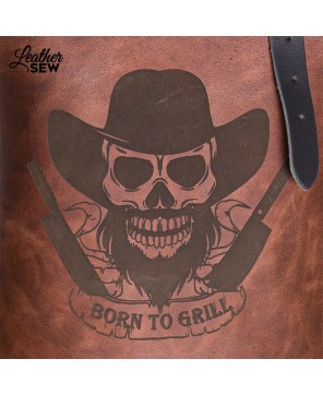 Men's Leather BBQ Apron