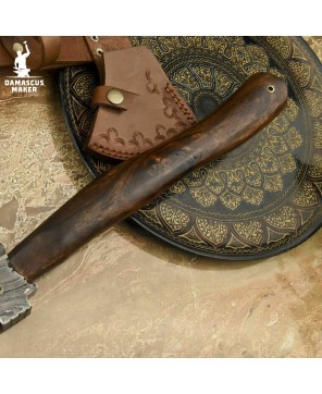 Damascus Steel Axe: Handcrafted Weapon