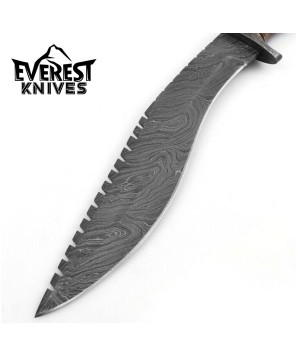 Damascus Steel Kukri Knife