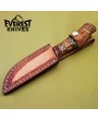 Everest Knives Damascus Hunting Knife